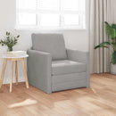 Sovesofa Lysegrå 74 x 77 x 81 cm Fløjl