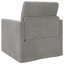 Sovesofa Lysegrå 74 x 77 x 81 cm Fløjl
