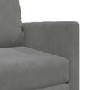Sovesofa Mørkegrå 74 x 77 x 81 cm Fløjl