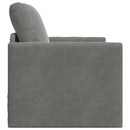 Sovesofa Mørkegrå 74 x 77 x 81 cm Fløjl