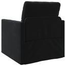 Sovesofa Sort 74 x 77 x 81 cm Fløjl