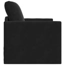 Sovesofa Sort 74 x 77 x 81 cm Fløjl