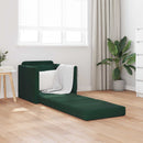 Sovesofa Mørkegrøn 74 x 77 x 81 cm Fløjl