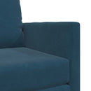 Sovesofa Blå 74 x 77 x 81 cm Fløjl