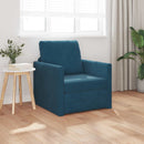 Sovesofa Blå 74 x 77 x 81 cm Fløjl