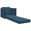 Sovesofa Blå 74 x 77 x 81 cm Fløjl