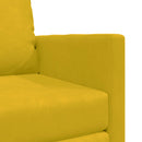 Sovesofa Mørk Gul 74 x 77 x 81 cm Fløjl