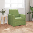 Sovesofa Lys grøn 74 x 77 x 81 cm Fløjl