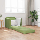 Sovesofa Lys grøn 74 x 77 x 81 cm Fløjl