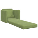 Sovesofa Lys grøn 74 x 77 x 81 cm Fløjl