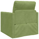 Sovesofa Lys grøn 74 x 77 x 81 cm Fløjl