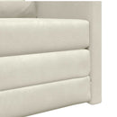Sovesofa Creme 74 x 77 x 81 cm Fløjl