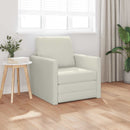 Sovesofa Creme 74 x 77 x 81 cm Fløjl