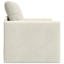 Sovesofa Creme 74 x 77 x 81 cm Fløjl