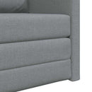 Sovesofa 60cm Lysegrå Stof