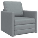 Sovesofa 60cm Lysegrå Stof
