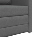 Sovesofa 60cm Mørkegrå Stof