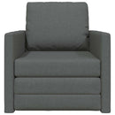 Sovesofa 60cm Mørkegrå Stof