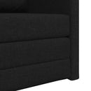 Sovesofa Sort 74 x 77 x 81 cm Stof