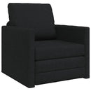 Sovesofa Sort 74 x 77 x 81 cm Stof