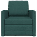 Sovesofa Mørkegrøn 74 x 77 x 81 cm Stof