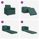 Sovesofa Mørkegrøn 74 x 77 x 81 cm Stof