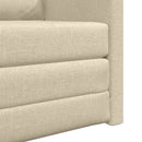 Sovesofa Creme 74 x 77 x 81 cm Stof
