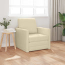 Sovesofa Creme 74 x 77 x 81 cm Stof