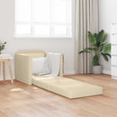 Sovesofa Creme 74 x 77 x 81 cm Stof
