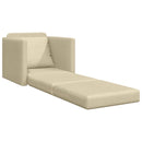 Sovesofa Creme 74 x 77 x 81 cm Stof