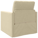 Sovesofa Creme 74 x 77 x 81 cm Stof