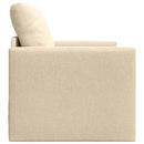 Sovesofa Creme 74 x 77 x 81 cm Stof