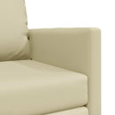 Sovesofa 60cm Creme Kunstlæder