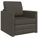Sovesofa 60cm Grå Kunstlæder