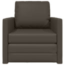 Sovesofa 60cm Grå Kunstlæder