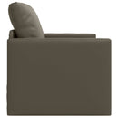 Sovesofa 60cm Grå Kunstlæder