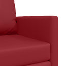 Sovesofa 60cm Vinrød Kunstlæder