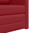 Sovesofa 60cm Vinrød Kunstlæder