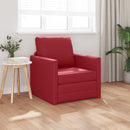 Sovesofa 60cm Vinrød Kunstlæder