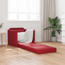Sovesofa 60cm Vinrød Kunstlæder