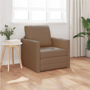 Sovesofa 60cm Cappuccino Kunstlæder