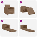 Sovesofa 60cm Cappuccino Kunstlæder