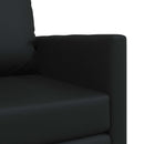 Sovesofa 60cm Sort Kunstlæder