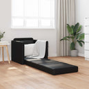 Sovesofa 60cm Sort Kunstlæder