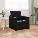 Sovesofa 60cm Sort Kunstlæder