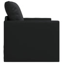 Sovesofa 60cm Sort Kunstlæder