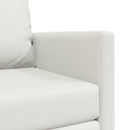 Sovesofa 60cm Hvid Kunstlæder