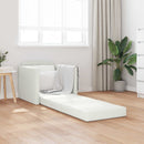 Sovesofa 60cm Hvid Kunstlæder