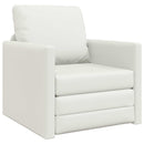 Sovesofa 60cm Hvid Kunstlæder
