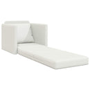 Sovesofa 60cm Hvid Kunstlæder